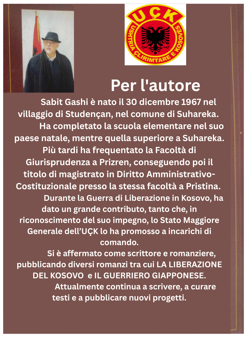 LA LIBERAZIONE DEL  KOSOVO – GLI ANNI DI GLORIA – LE DELUSIONI II (PDF)
